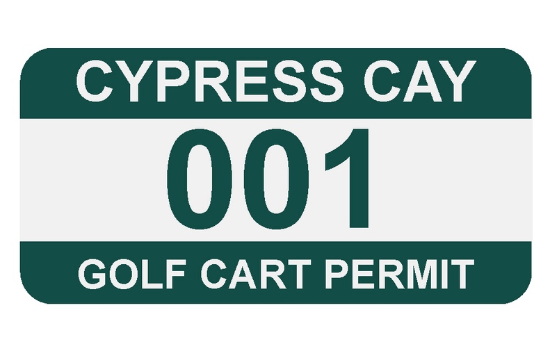 Golf Car Permit